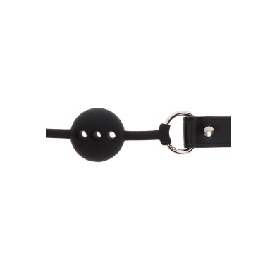 Silicone Ball Gag Black